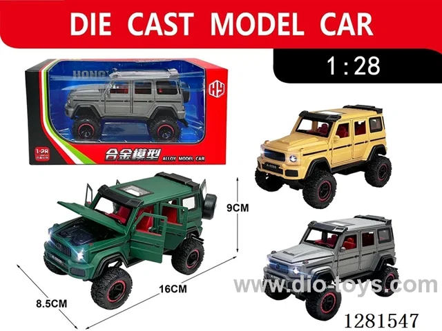 1:28 pull back alloy car