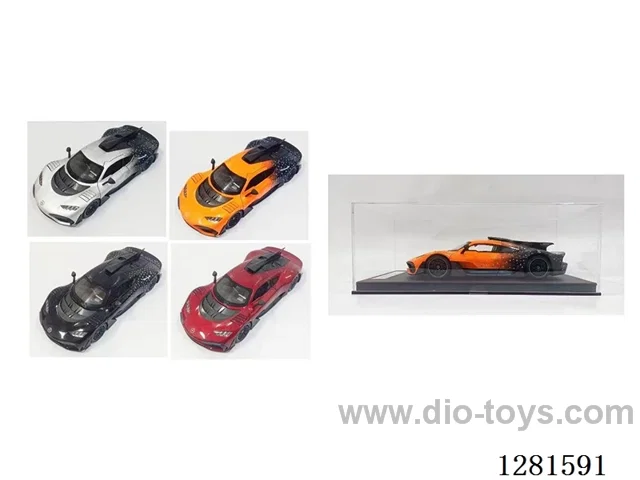1:18 free wheel alloy car