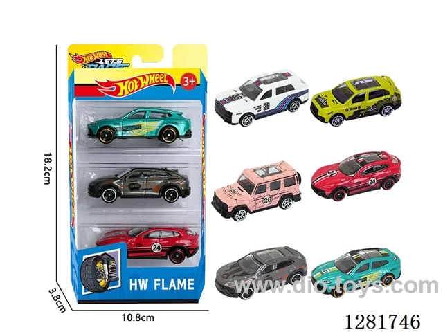 1:64 free wheel alloy car