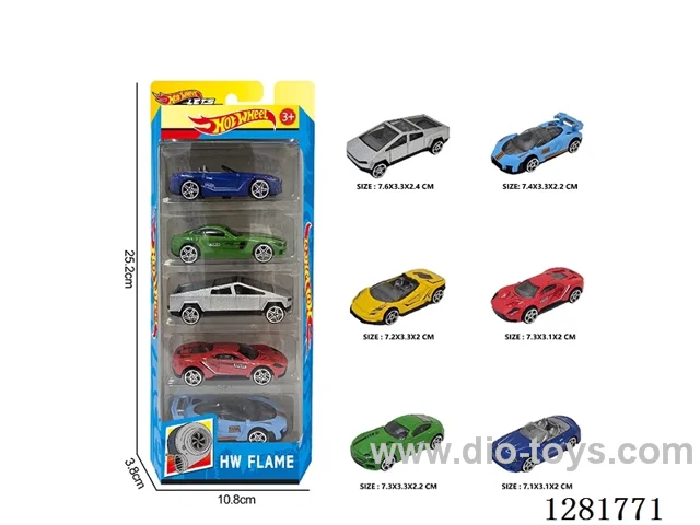 1:64 free wheel alloy car