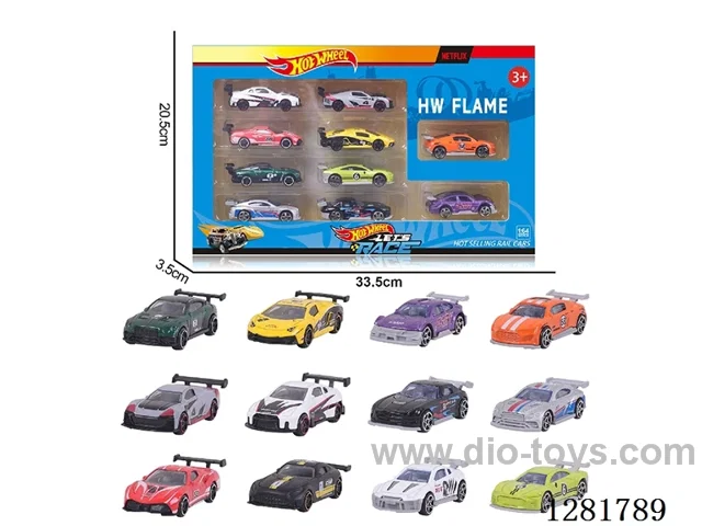 1:64 free wheel alloy car