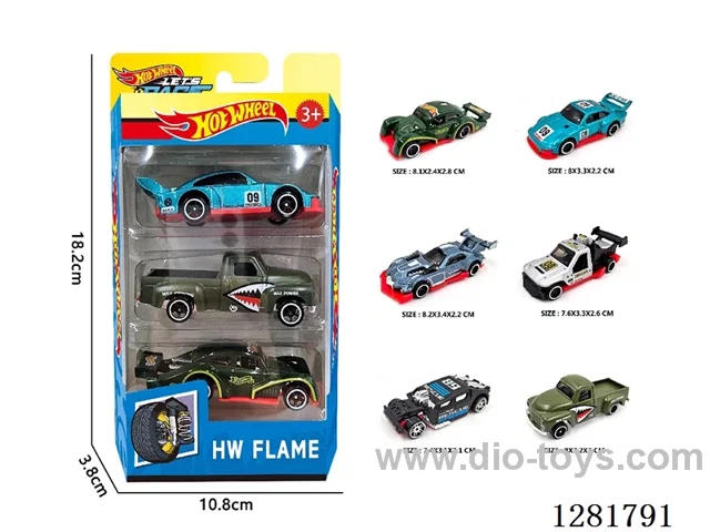 1:64 free wheel alloy car