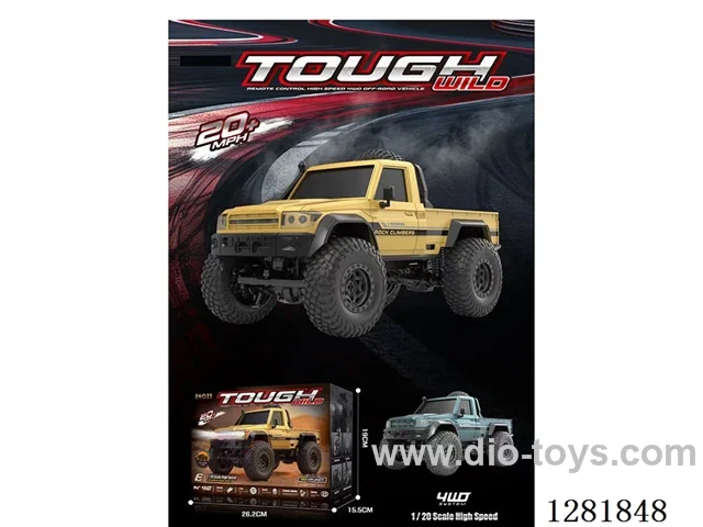 1:20 2.4G Full-Scale Rock Crawler with Lights included battery