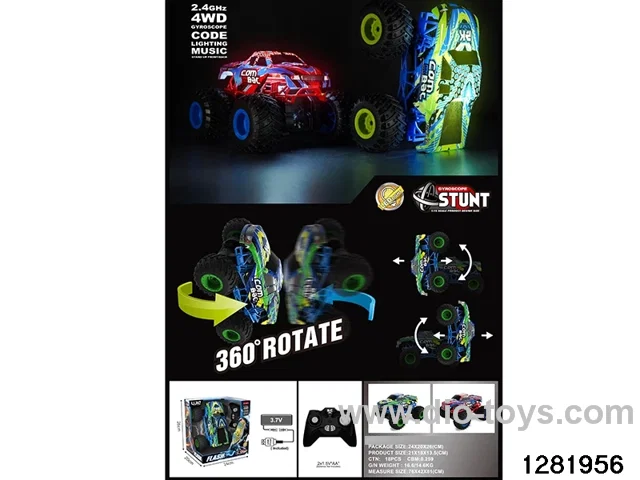 1:16 Gyroscope Stunt Off-Road Vehicle (Standing Stunts) 2.4G