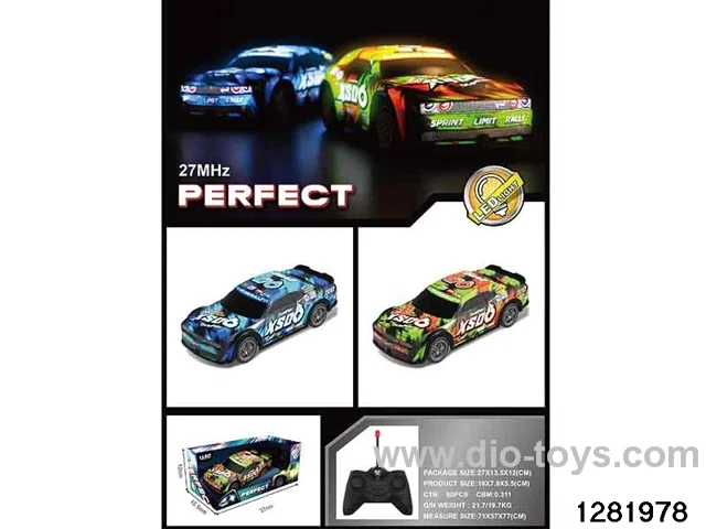 1:22 Four-way Lighting Racing Car Body