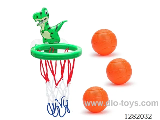 Bathroom Basketball Set (Includes 3 Balls)