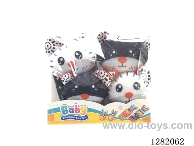 Baby Wristband + Sock Rattle Toy