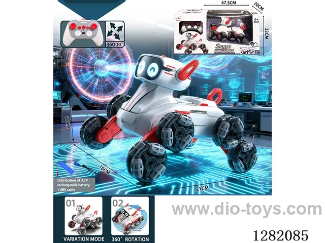 11ch 2.4G RC dog W L/M included battery