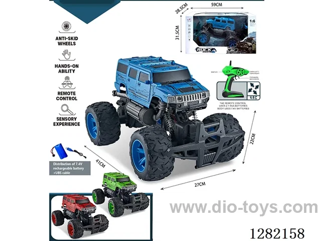 1:6 4ch 2.4G RC car with light/spray included battery