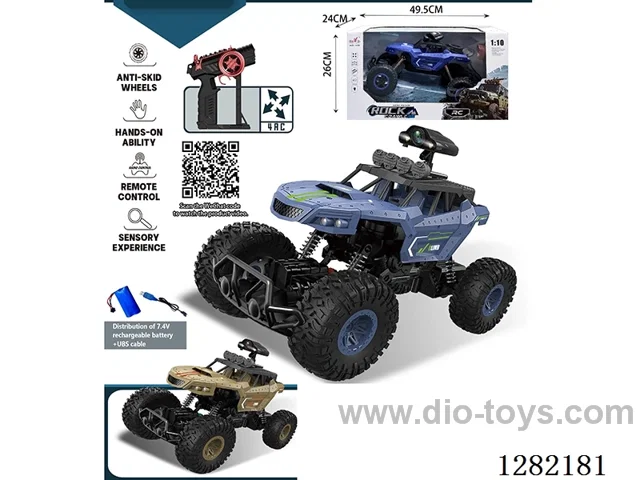 1:10 4ch 2.4G RC car with spray included battery
