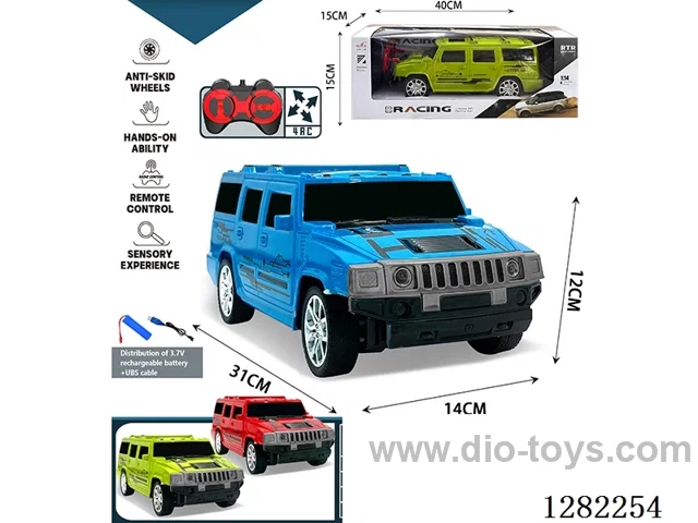 1:14 4ch 27MHz RC car with light included battery