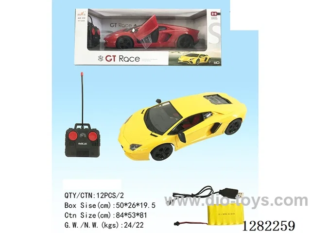 1:10 4ch 27MHz RC car with light included battery
