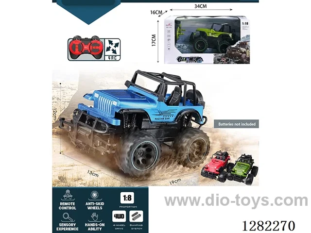1:18 4ch 27MHz RC car not included battery