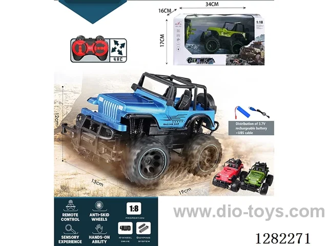1:18 4ch 27MHz RC car included battery