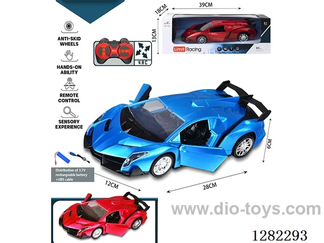 1:16 4ch 27MHz RC car W L/M included battery