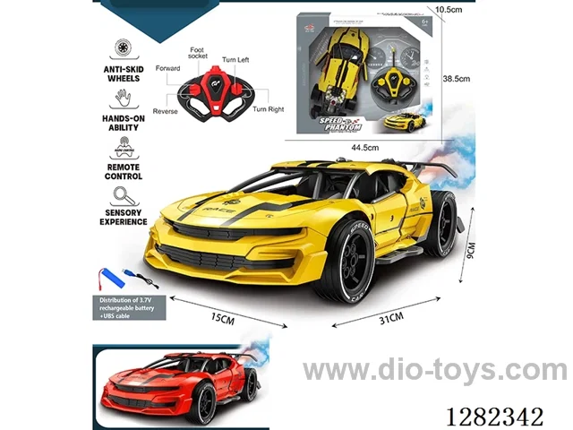 1:14 4ch 27MHz RC car with light/spray included battery