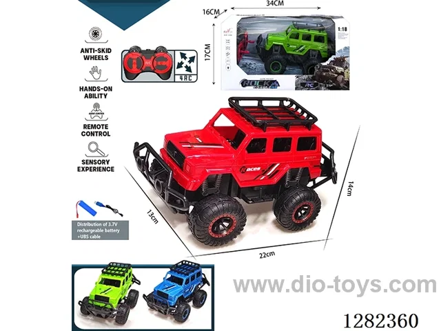 1:16 4ch 27MHz RC car included battery