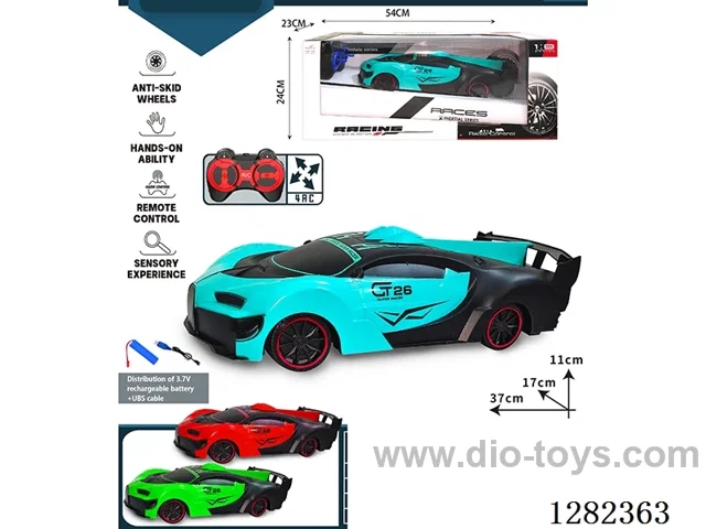 1:10 4ch 27MHz RC car included battery