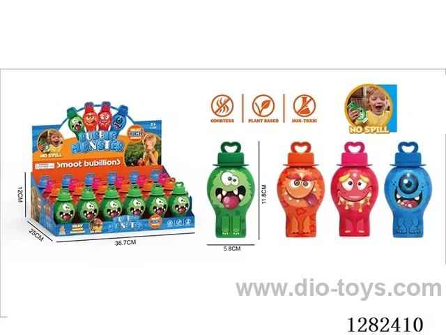 Monster Non-Spill Bubble Bottle 30ML (24-PCS)