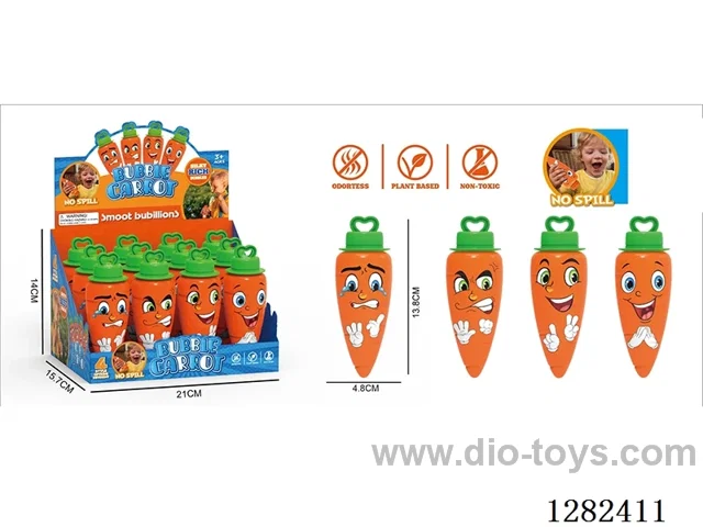 Radish Non-Spill Bubble Bottle 30ML (12-PCS)