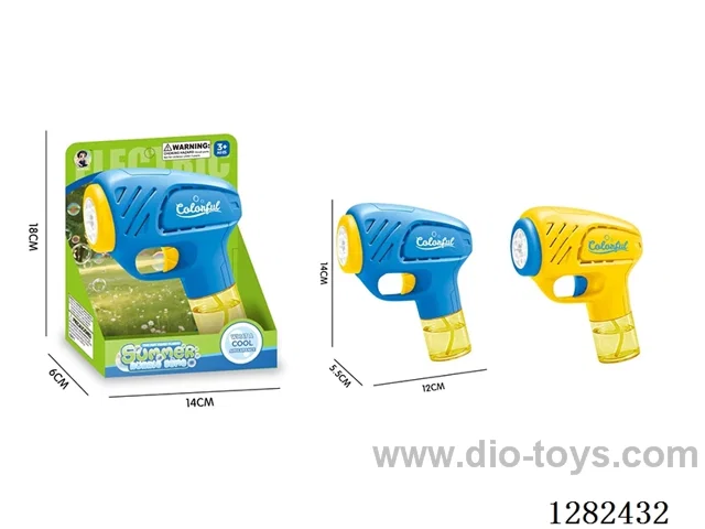 6-Hole Bubble Gun 35ML (Batteries Not Included)
