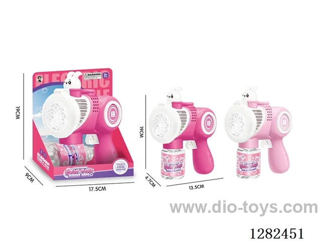 10-Hole Bubble Gun, 85ML (Batteries Not Included)