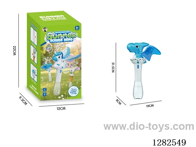 Dinosaur Remote-Controlled Bubble Machine (Batteries Not Included)