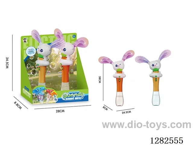 Remote-Controlled Bunny Bubble Duel Machine (Batteries Not Included)