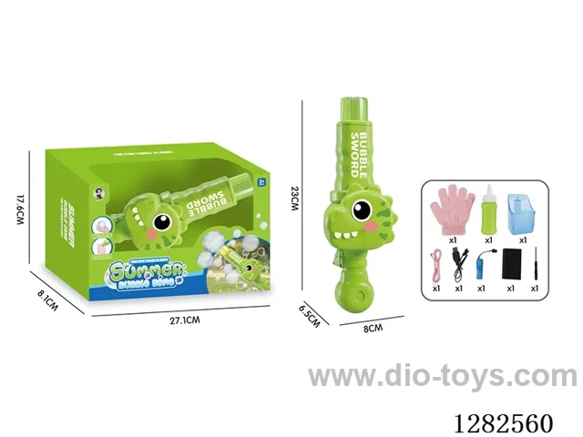 Dinosaur Smoke Bubble Machine (Batteries Included)
