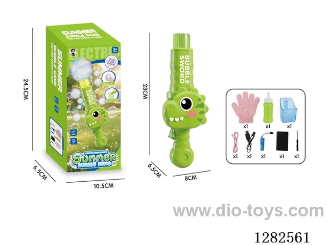 Dinosaur Smoke Bubble Machine (Batteries Included)