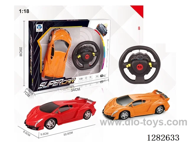 1:18 4ch rc car with light not included battery