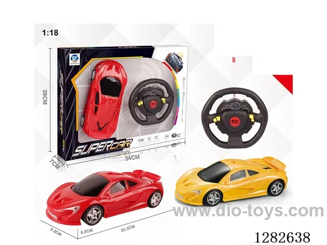 1:18 4ch rc car with light not included battery