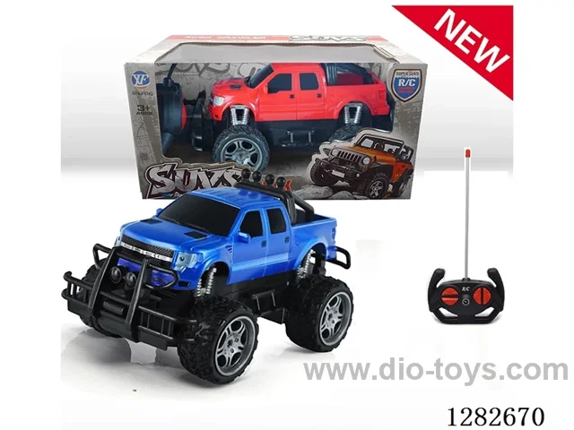 1:18 4ch rc car with light not included battery