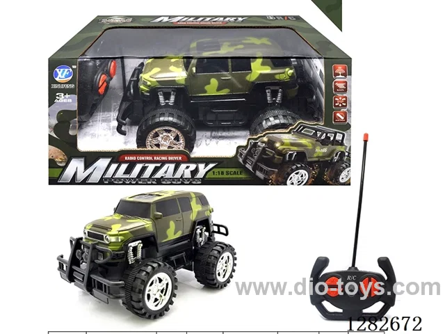 1:18 4ch rc car with light not included battery