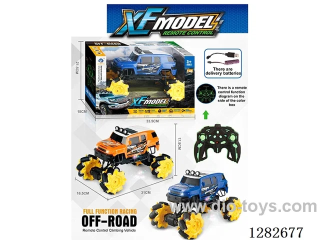 1:12 2.4G 9ch rc car with light included battery