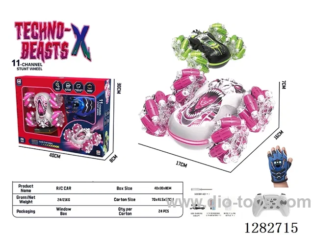 2.4G 11ch rc car with gloves included battery