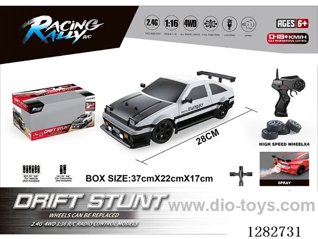 1:16 4WD RC car not included battery
