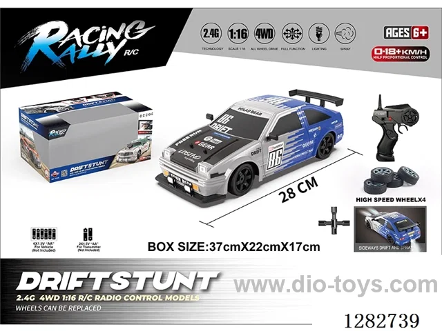 1:16 4WD RC car not included battery