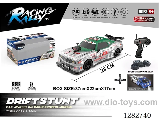 1:16 4WD RC car not included battery