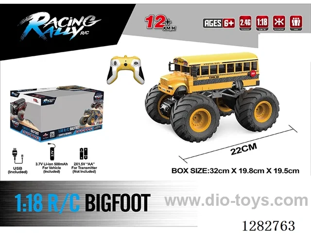 1:18 RC car W L/M included battery