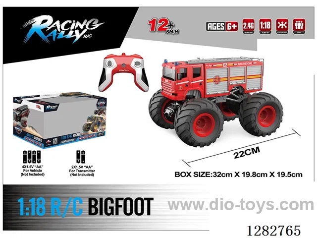 1:18 RC car W L/M not included battery