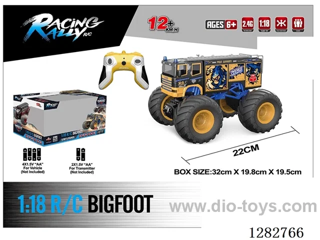 1:18 RC car W L/M not included battery
