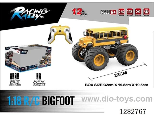 1:18 RC car W L/M not included battery