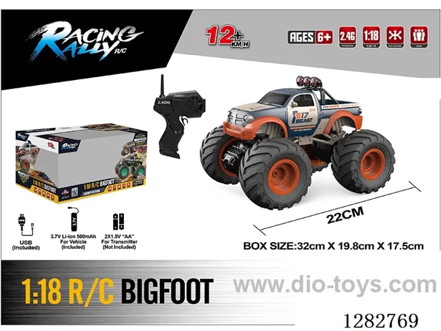 1:18 RC car included battery