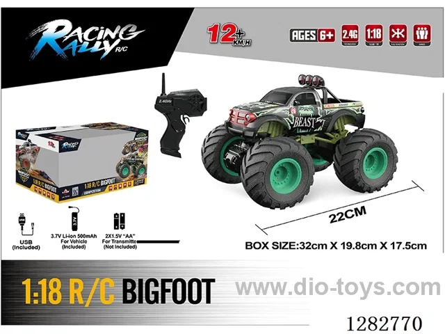 1:18 RC car included battery