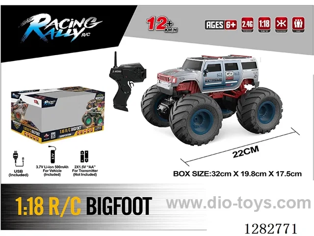 1:18 RC car included battery