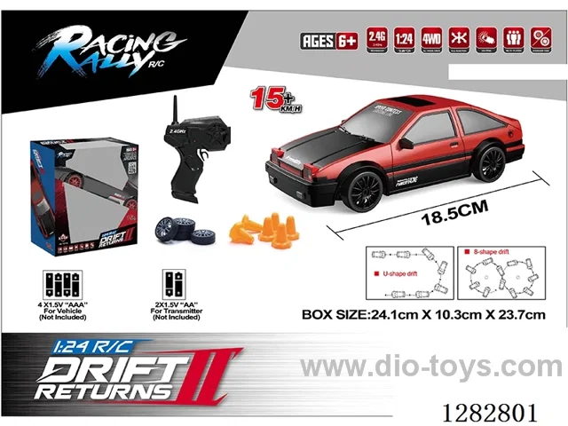 1:24 4WD RC car not included battery