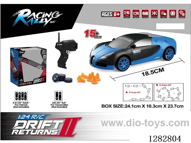 1:24 4WD RC car not included battery