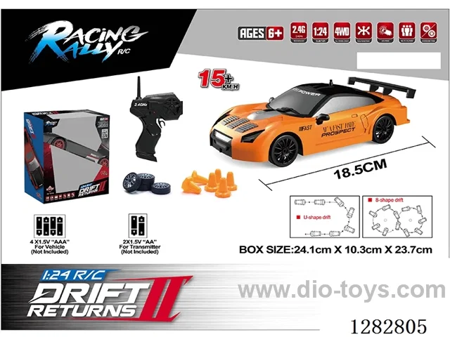 1:24 4WD RC car not included battery