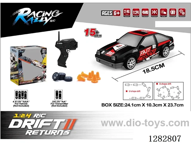 1:24 4WD RC car not included battery